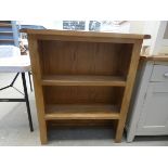 Oak dresser top/open front bookcase (31)