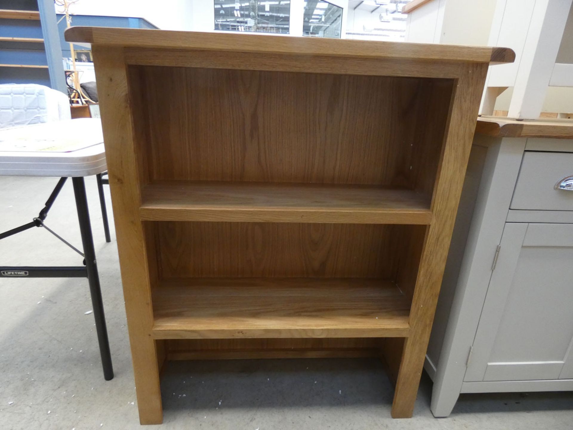 Oak dresser top/open front bookcase (31)