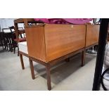 1970's teak 2 door cabinet