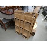 2 foldaway bookcases