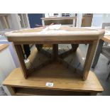 Wessex smoked oak corner hall bench top (15)