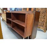 1970's Teak bookcase on aluminium legs