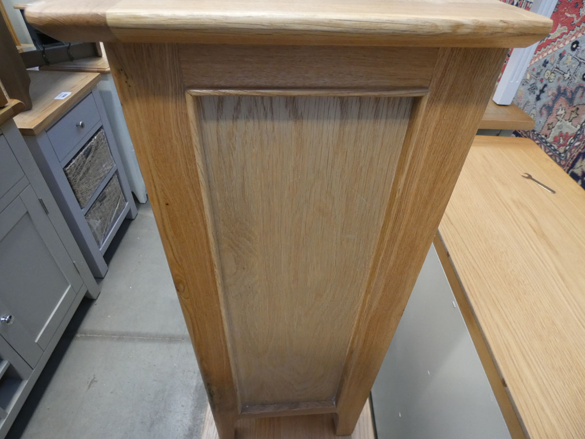 Oak single door cupboard with drawer (57) - Image 5 of 5