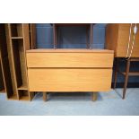 Tapley teak 2 drawer side unit