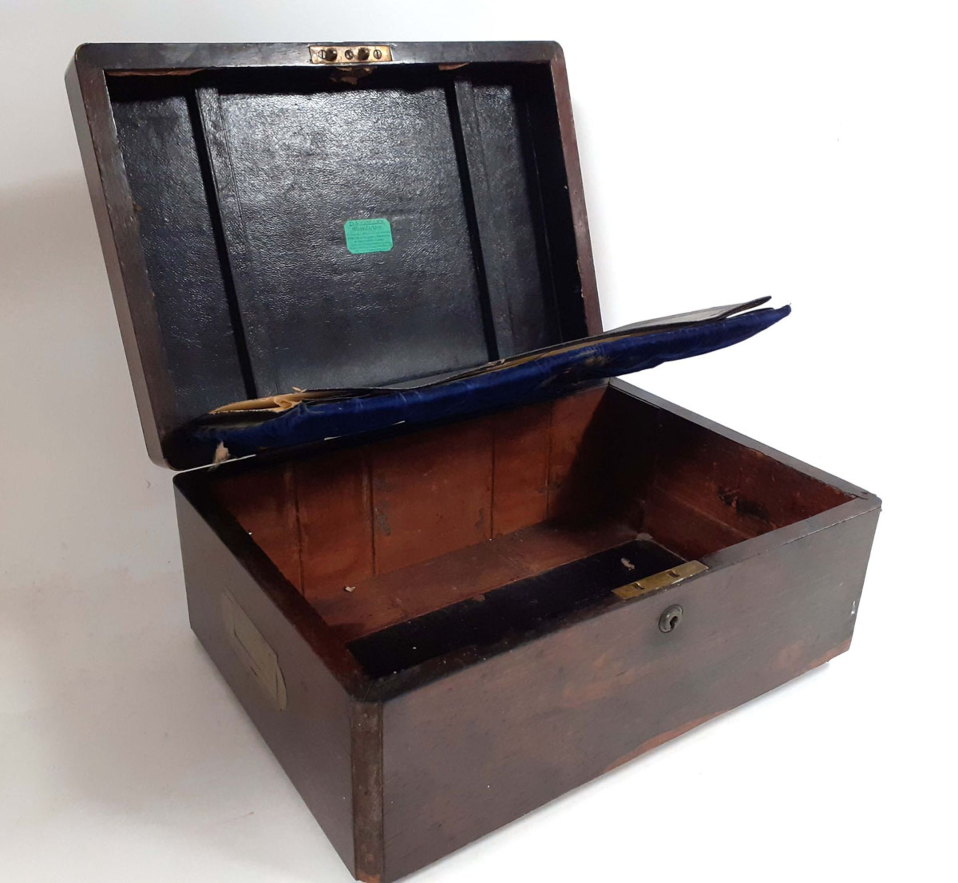 Victorian travelling writing box (AF) - Image 2 of 3