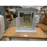 5218 Banbury Grey Painted Dressing Table Mirror (97)