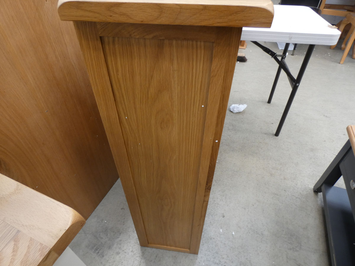 Oak dresser top/open front bookcase (4) - Image 3 of 3