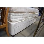 5185 Single divan bed with mattress and headboard