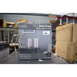 Lumis Lighting Kriss Kross table lamp twin pack, boxed (AF)