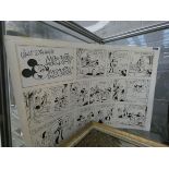 A large Mickey Mouse illustrated panel