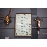 Framed and glazed print Farmers Weekly picture guide to European livestock (AF)