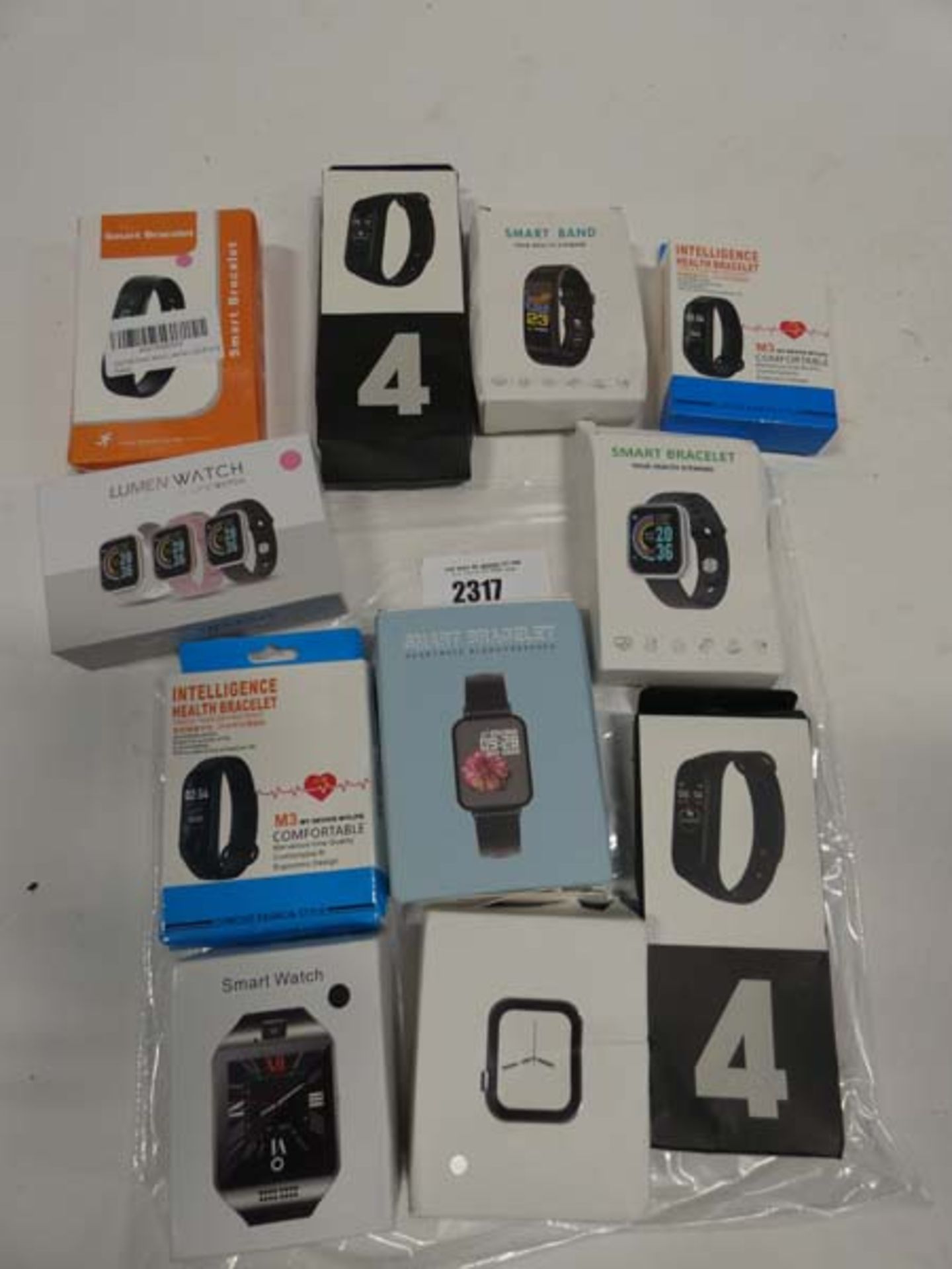 Quantity of smartwatches and activity wristbands