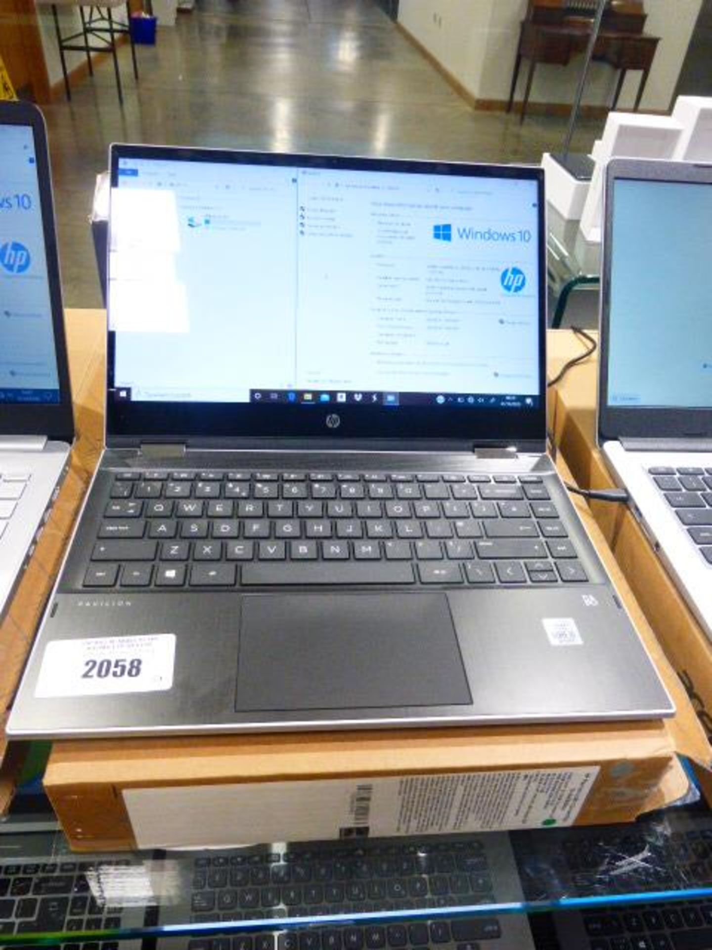 HP Pavillion X360 convertible laptop. Model 14-DW0029NA, Intel core i5 10th generation processor,