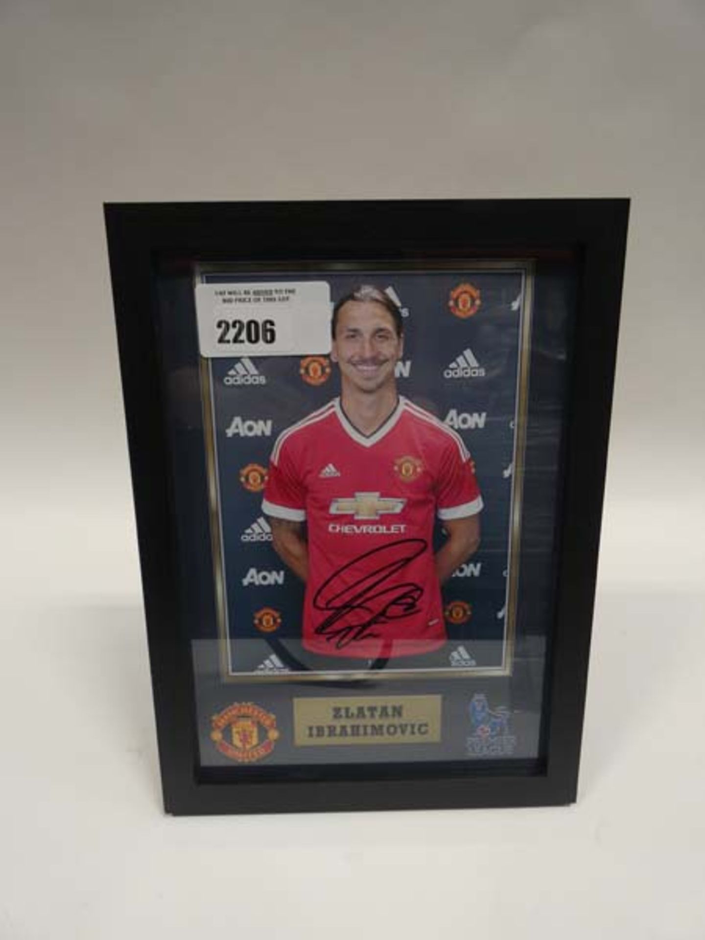 Framed picture of Zlatan Ibrahimovic