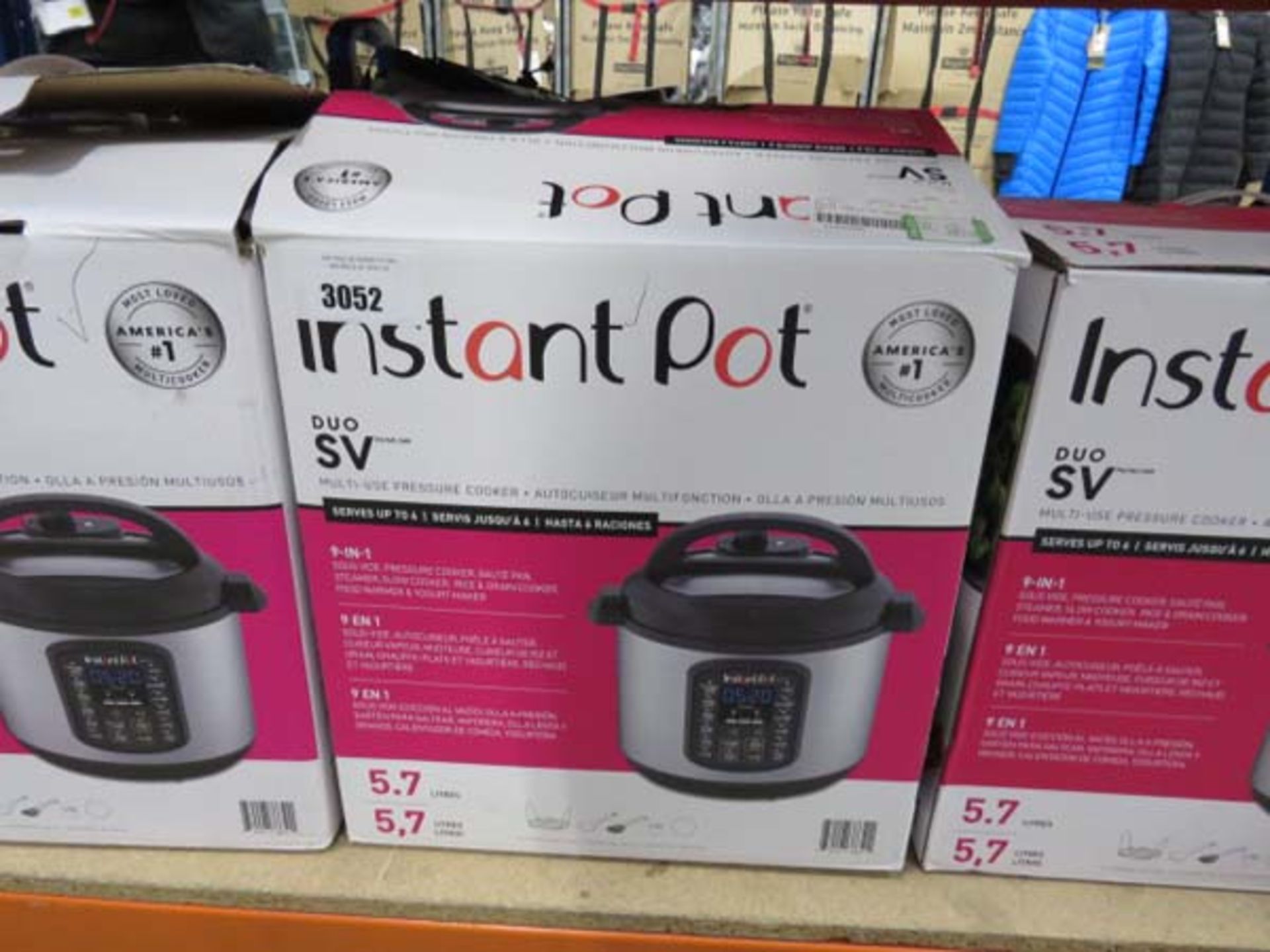 (TN61) Boxed Instant Pot multi use 9-in-1 pressure cooker