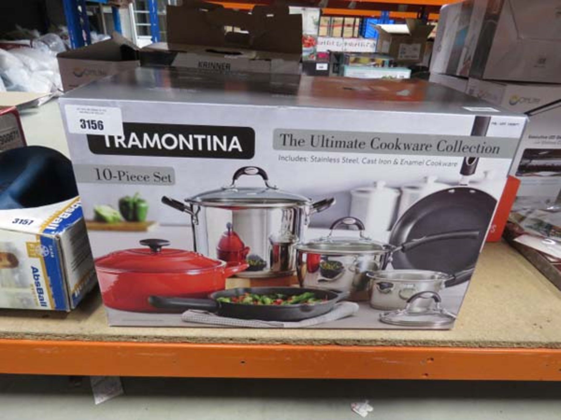 Boxed Tramontina Ultimate cookware collection set