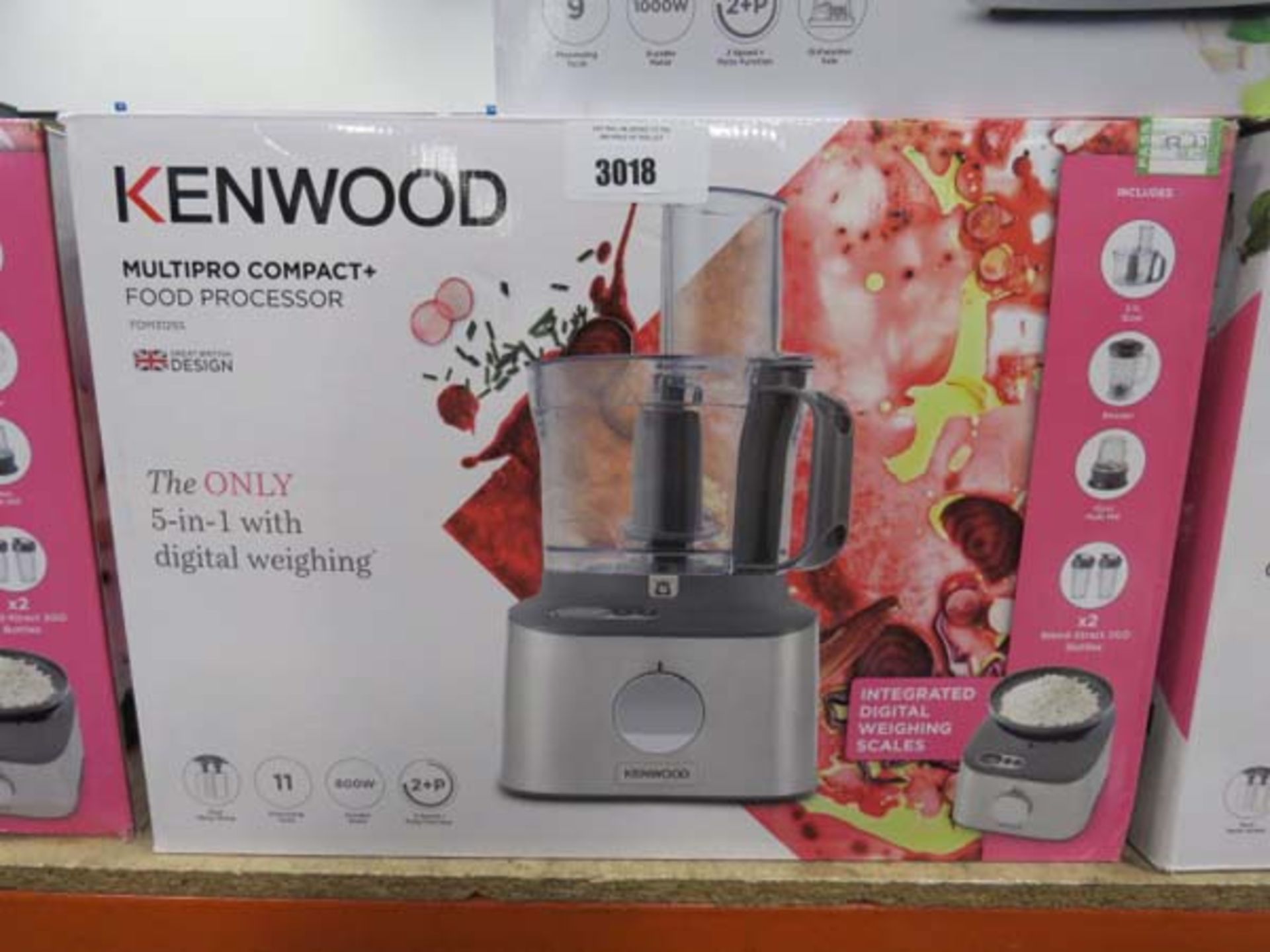 Boxed Kenwood MultiPro compact plus food processor