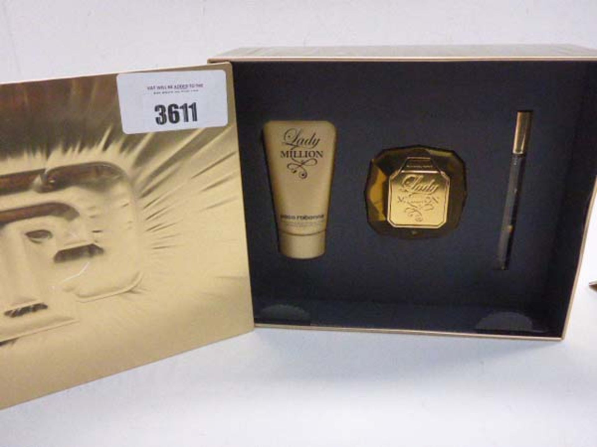 Paco Rabanne Lady Million 50ml & 10ml eau de parfum & 75ml body lotion