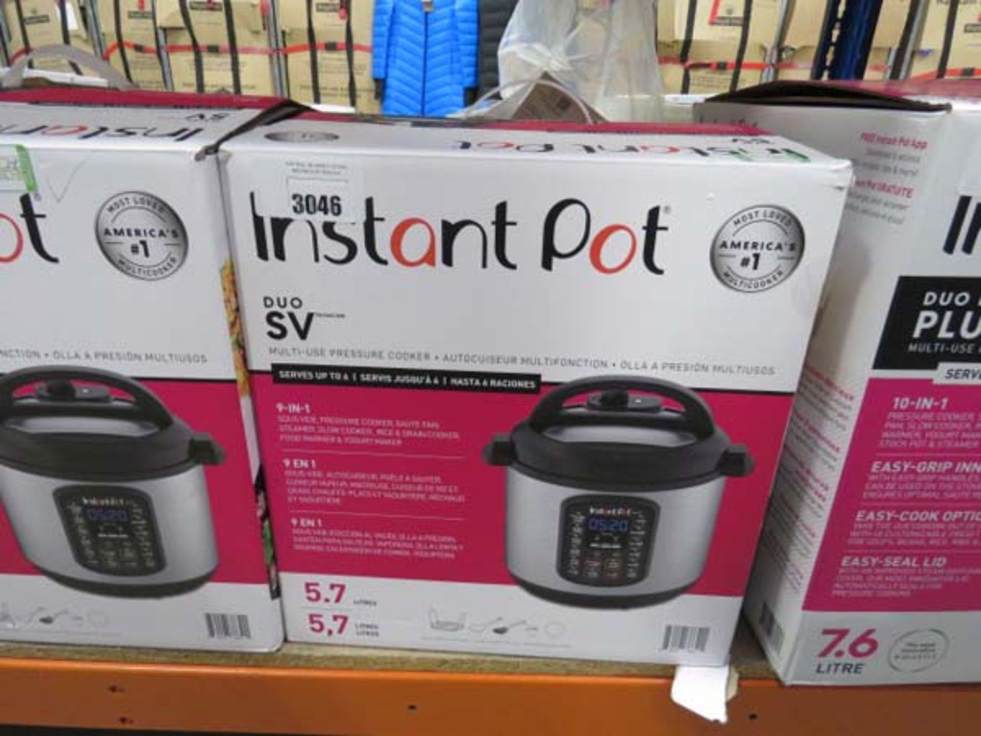 (TN65) Boxed Instant Pot multi use 9-in-1 pressure cooker