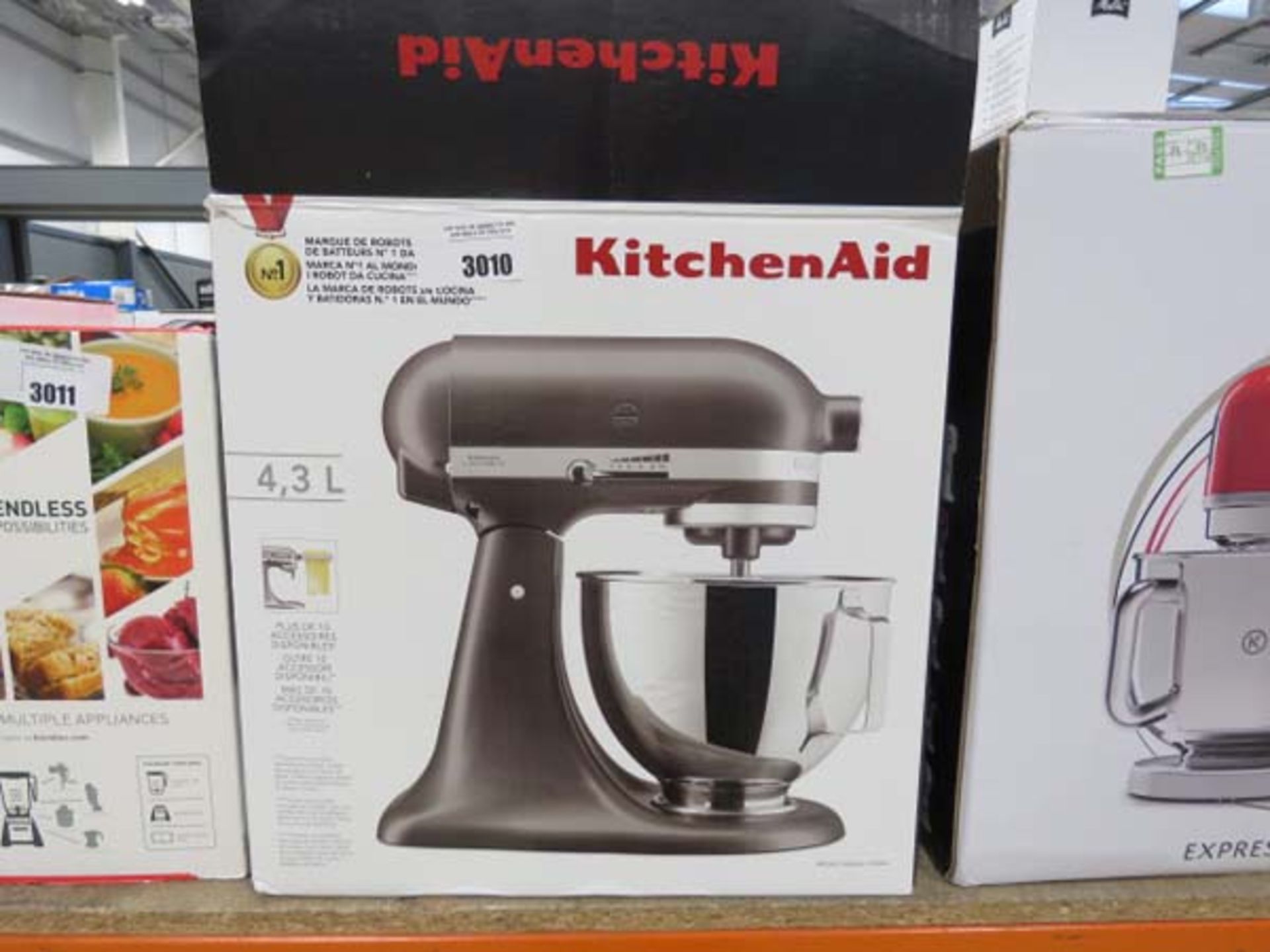 Boxed Kitchenaid 4.3 litre mixer