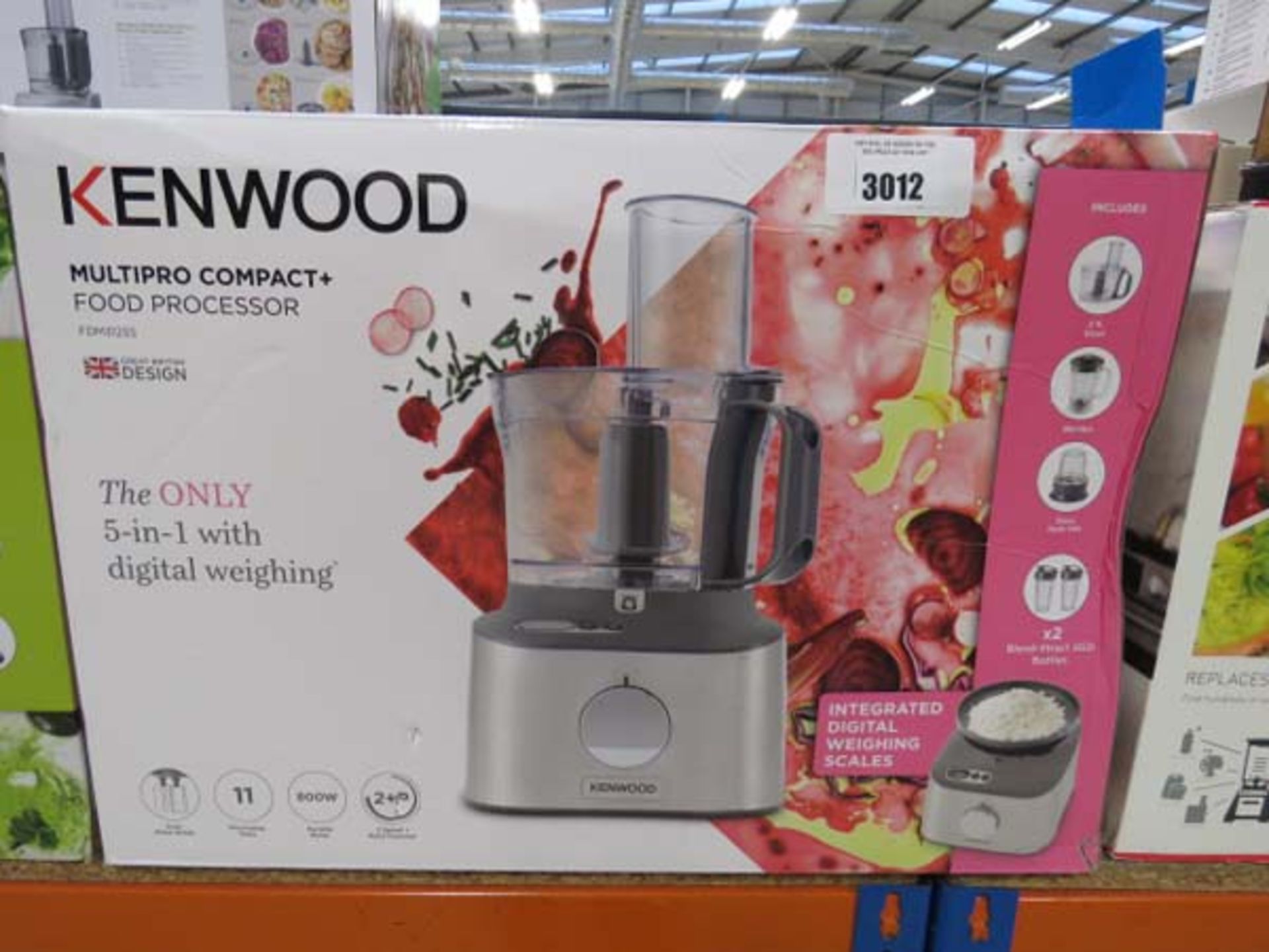 Boxed Kenwood MultiPro compact plus food processor