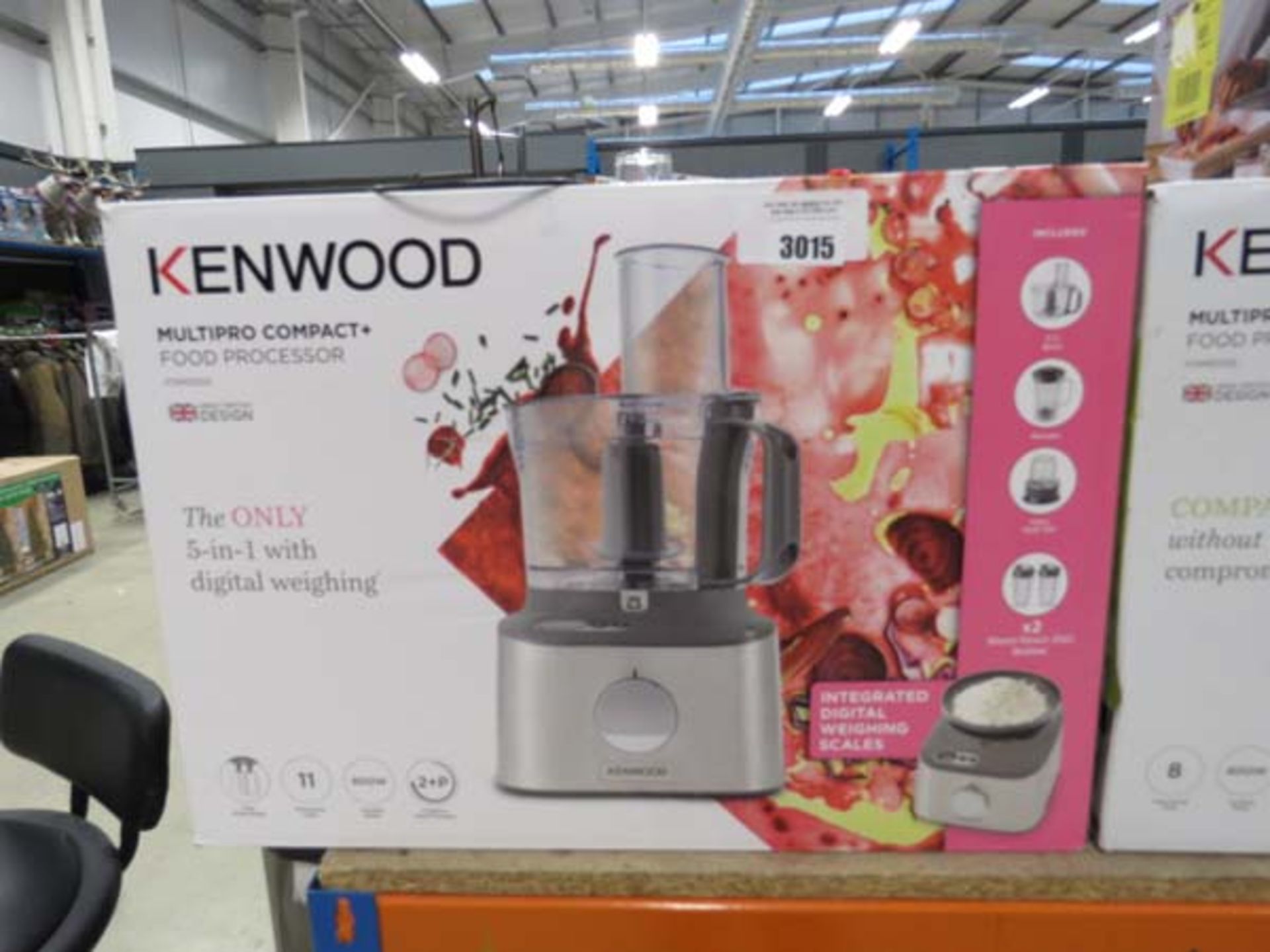 Boxed Kenwood MultiPro compact plus food processor