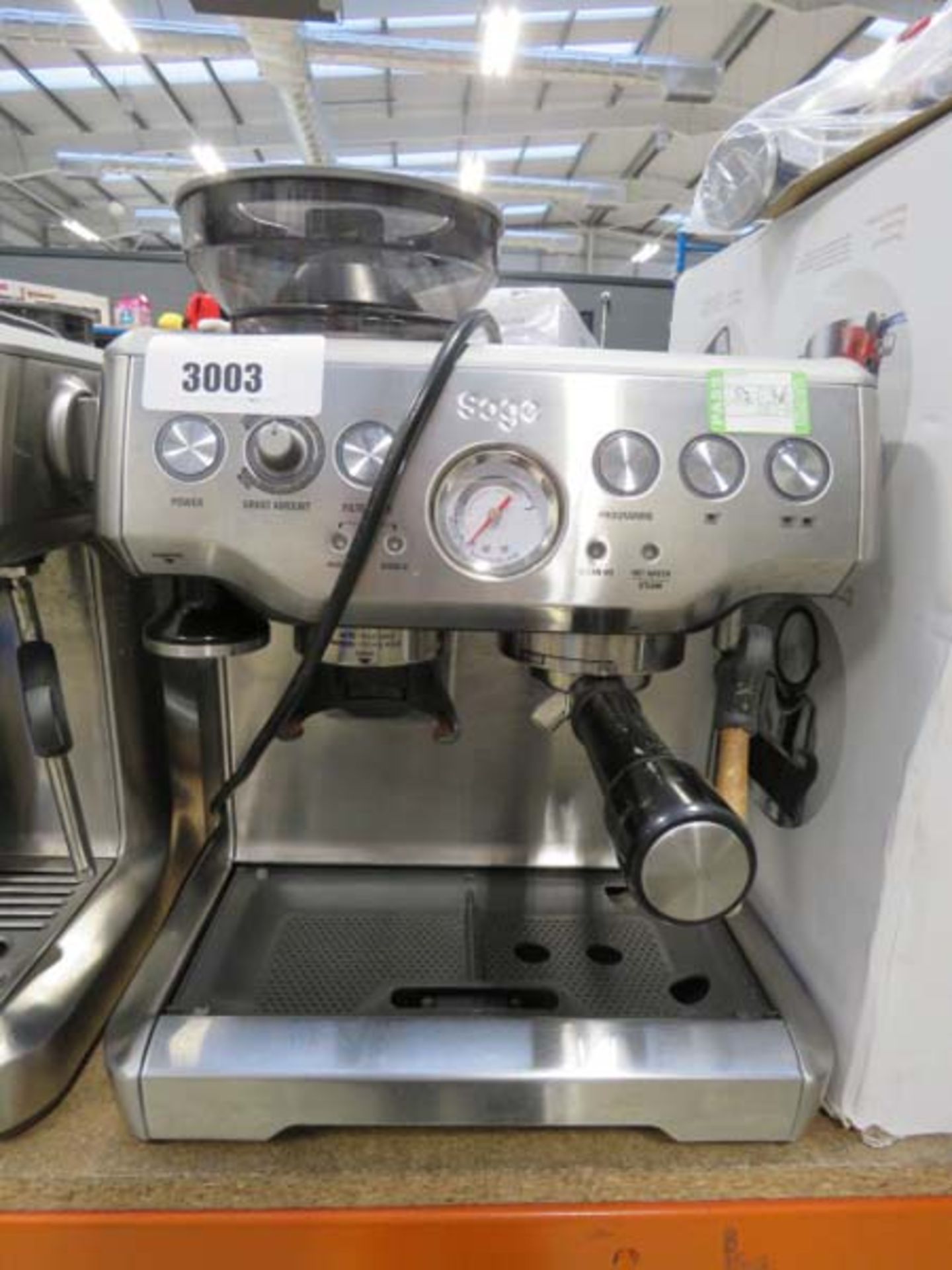 (TN46) Unboxed Sage Barista Express coffee machine