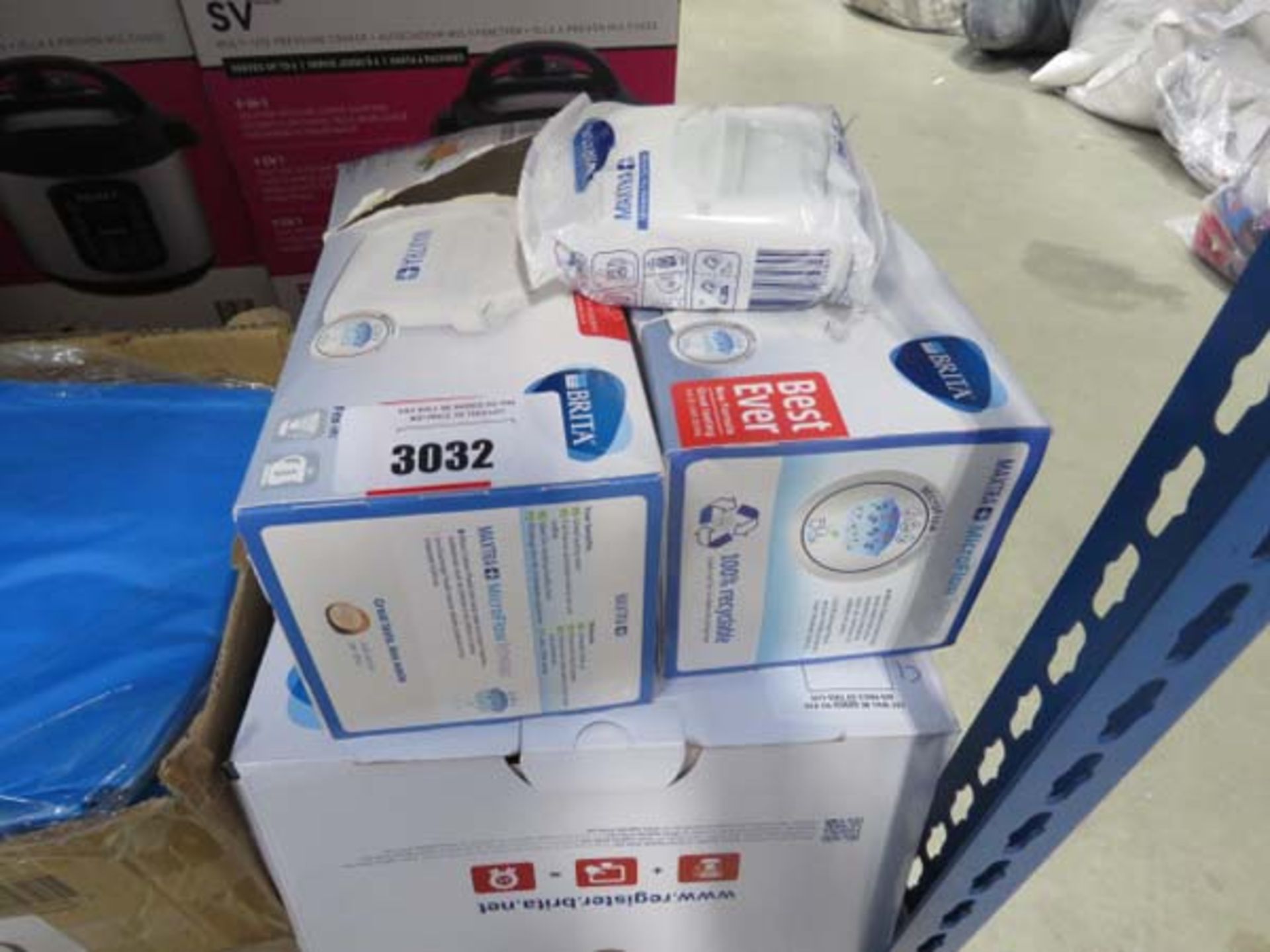 Brita water filter jug plus 2 boxes of water cartridges