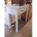 (2068) Modern grey 2 drawer side table