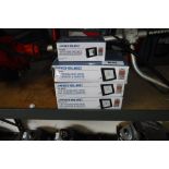 4 boxed Pro Elec LED flood lights