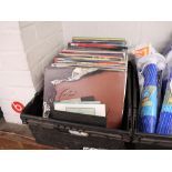 Crate of various records