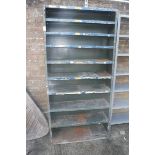 9 shelf industrial style rack