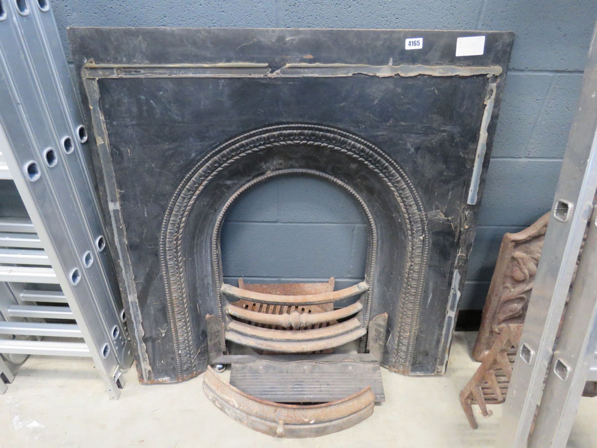 Cast iron fire place