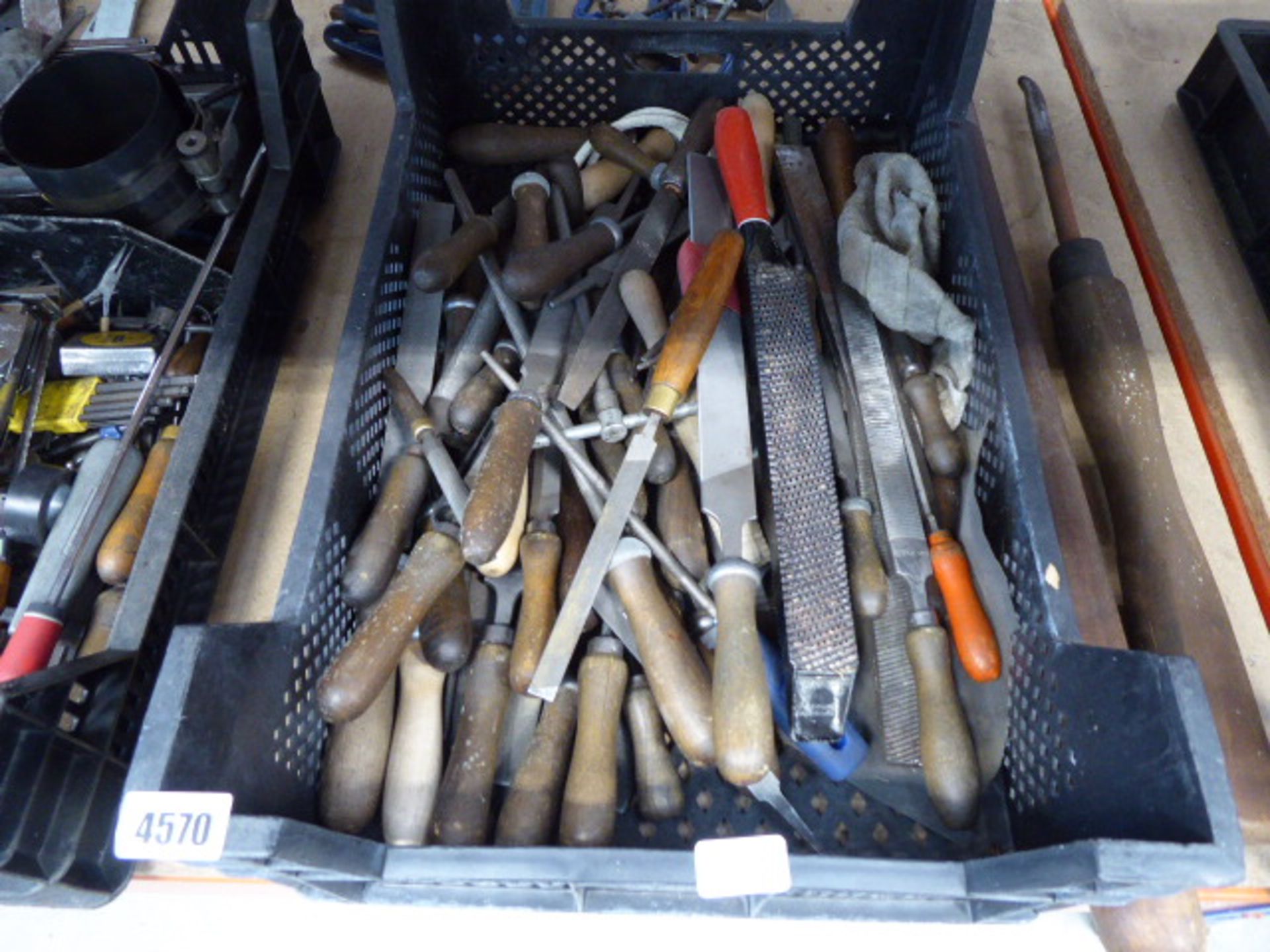 Tray of engineer's files