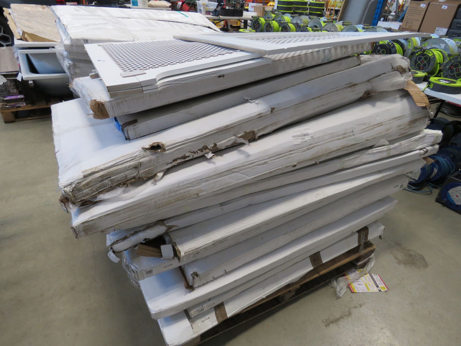 Pallet of radiator covers