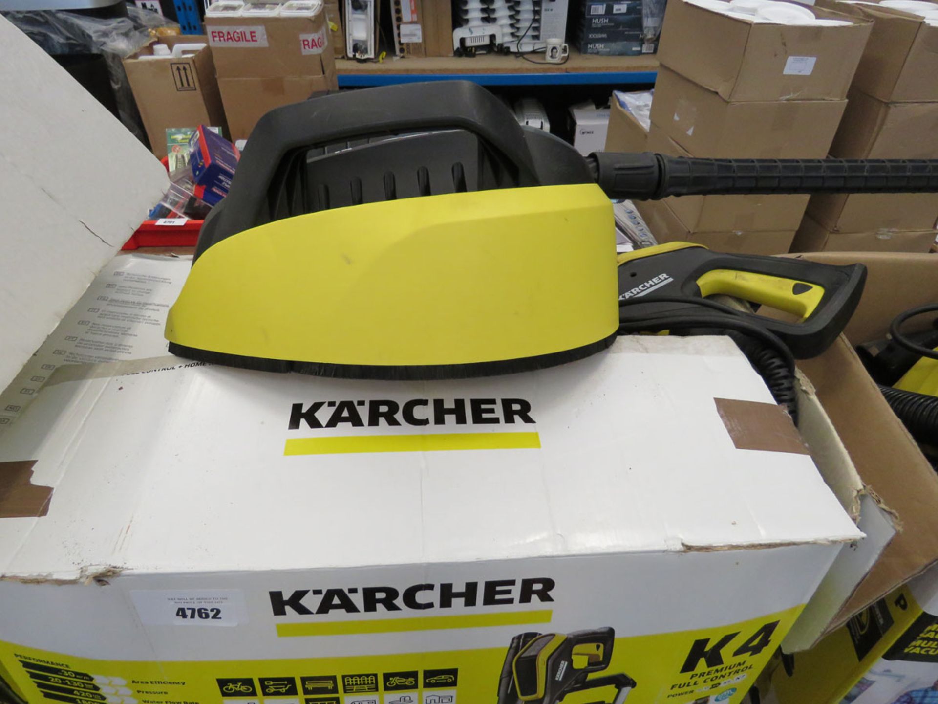 Karcher K4 Premium full control electric pressure washer, with patio cleaning head - Bild 2 aus 2