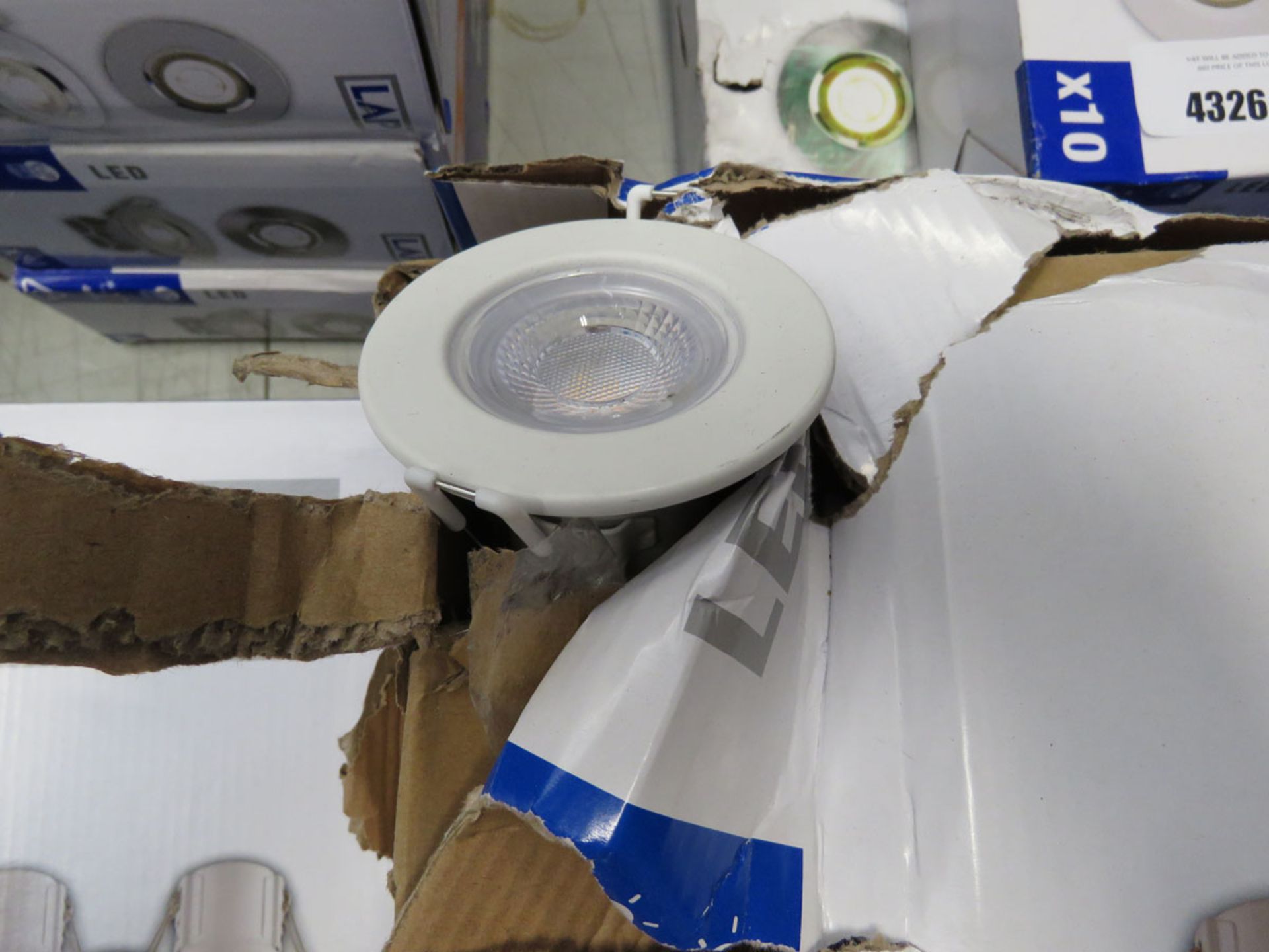 3 boxes of LAP LED downlights - Image 2 of 2