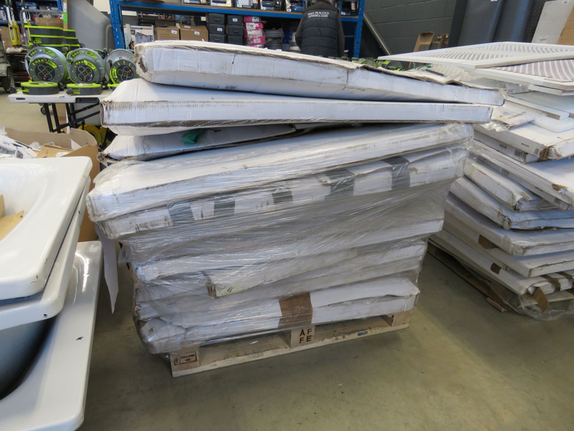 Pallet of radiator covers