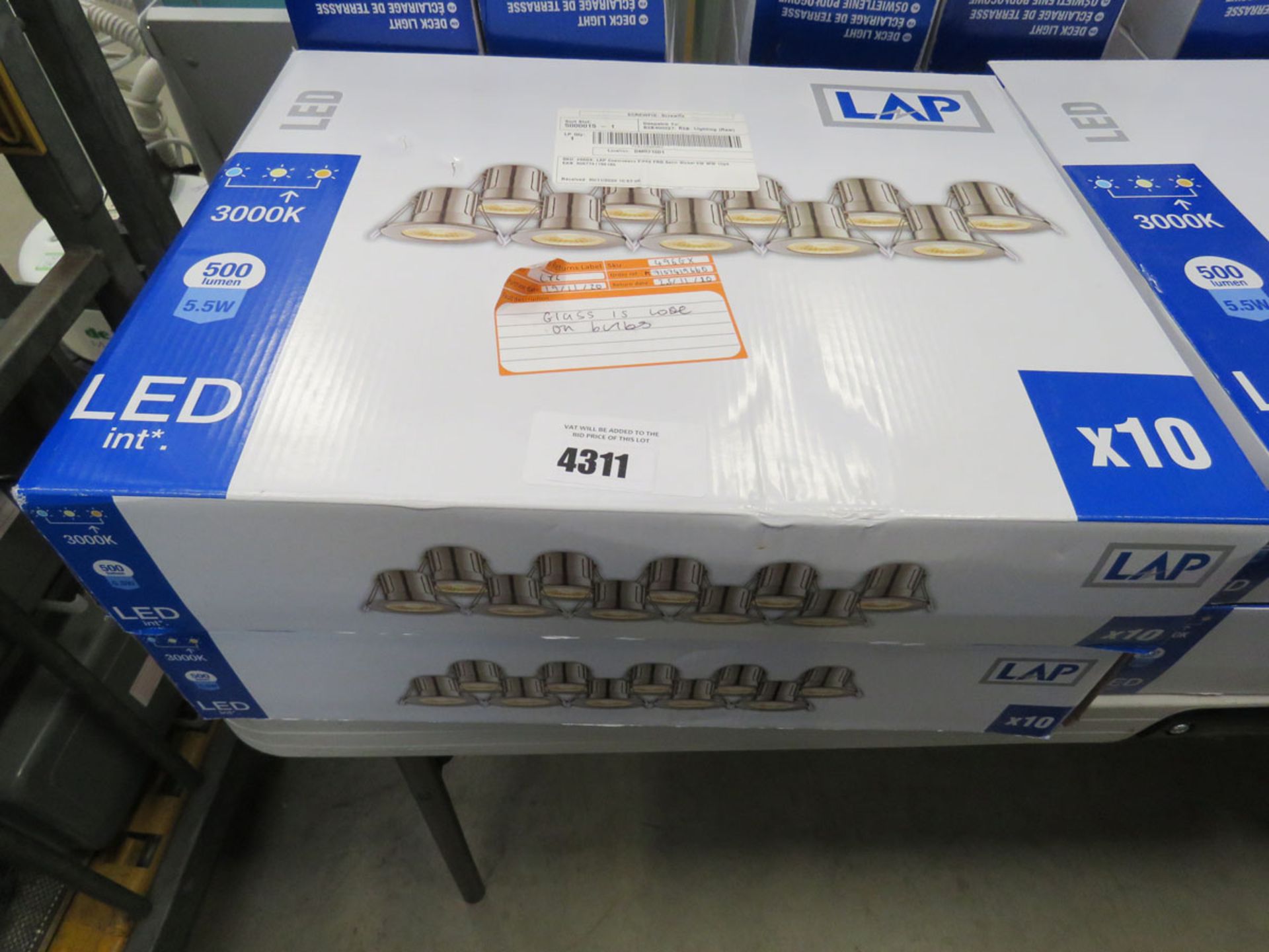 2 boxes of LAP LED down lights