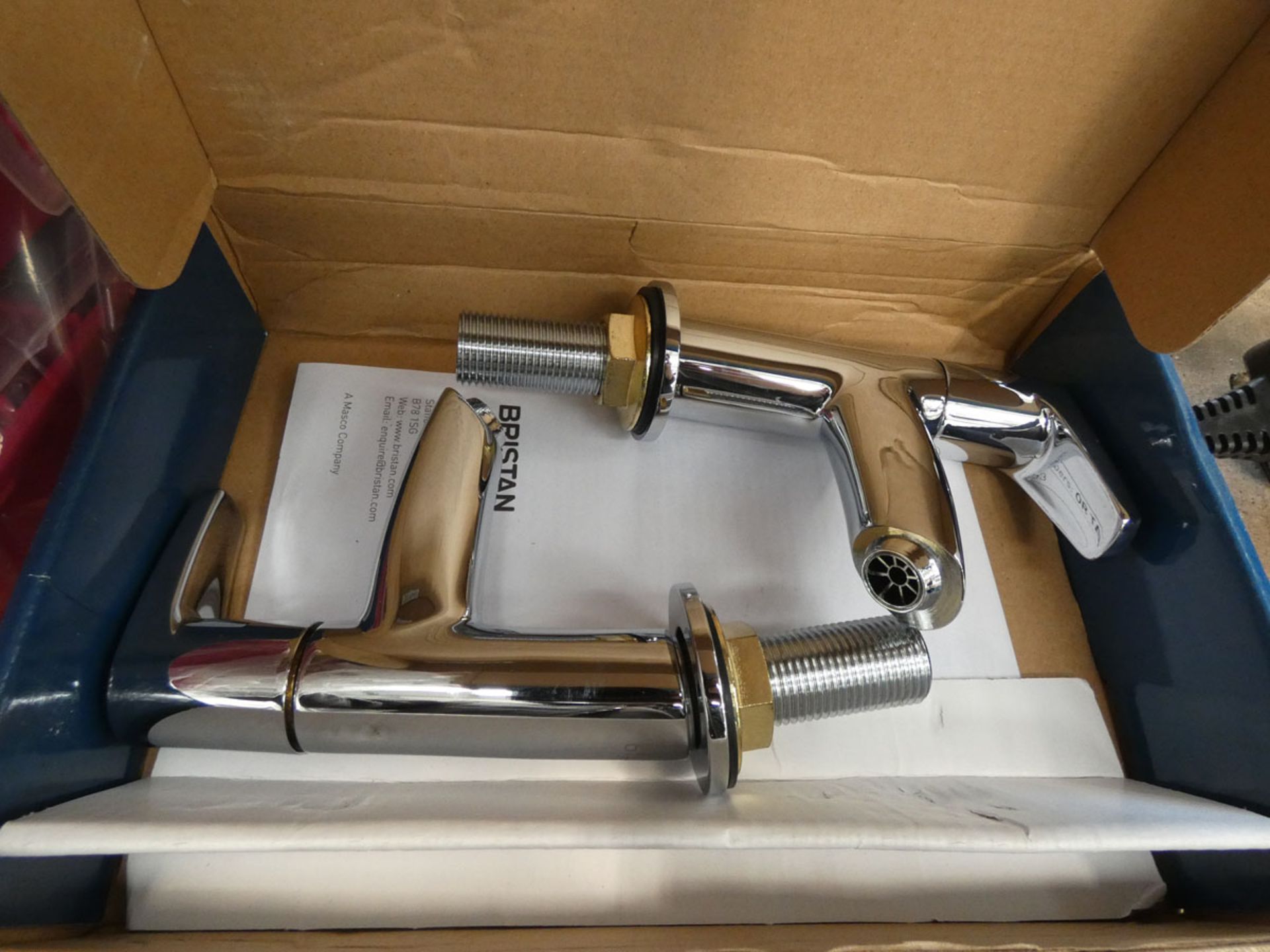 4251 Set of Bristan Orta basin taps