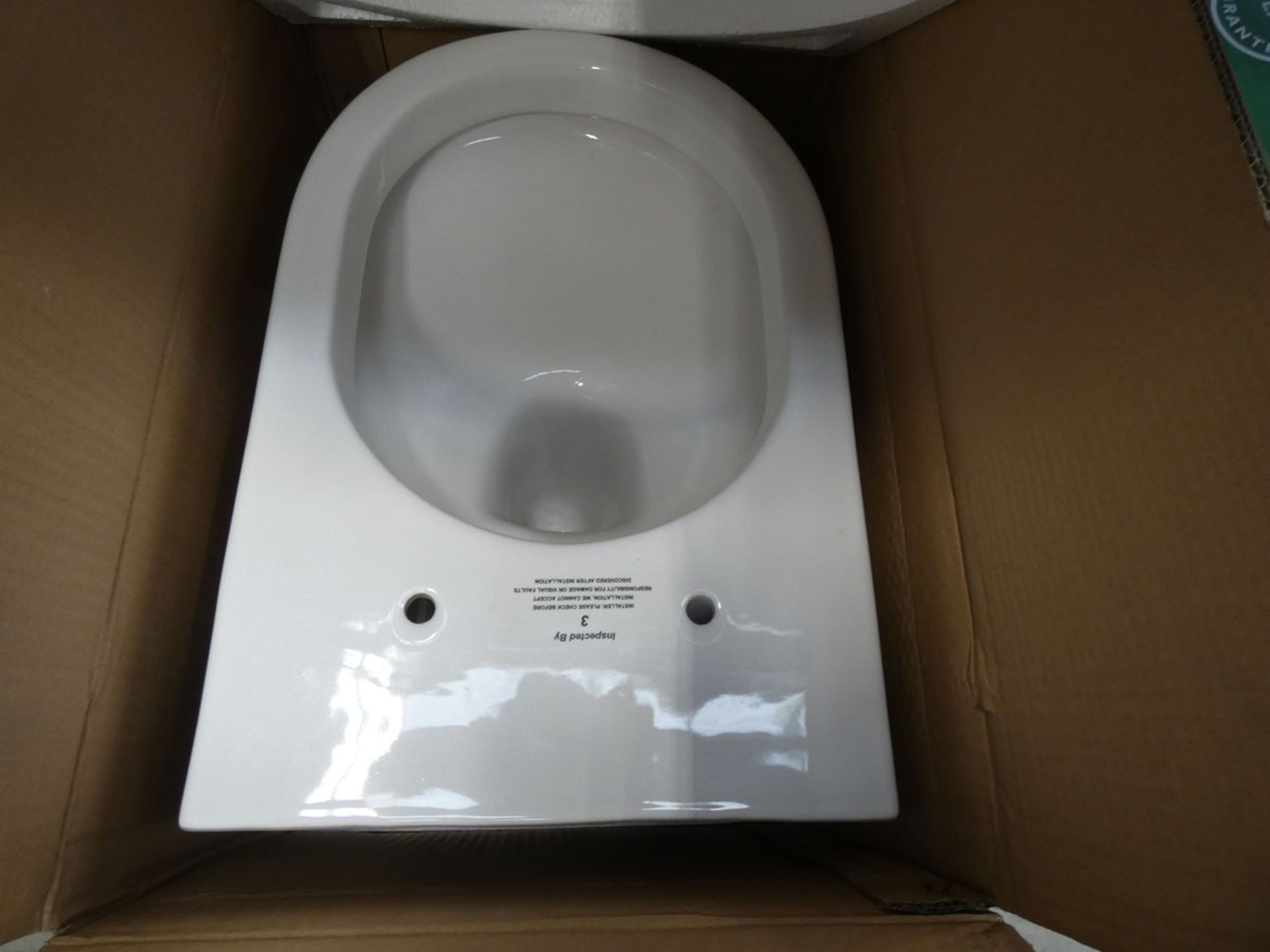 Bath Store free form box wall hung toilet pan