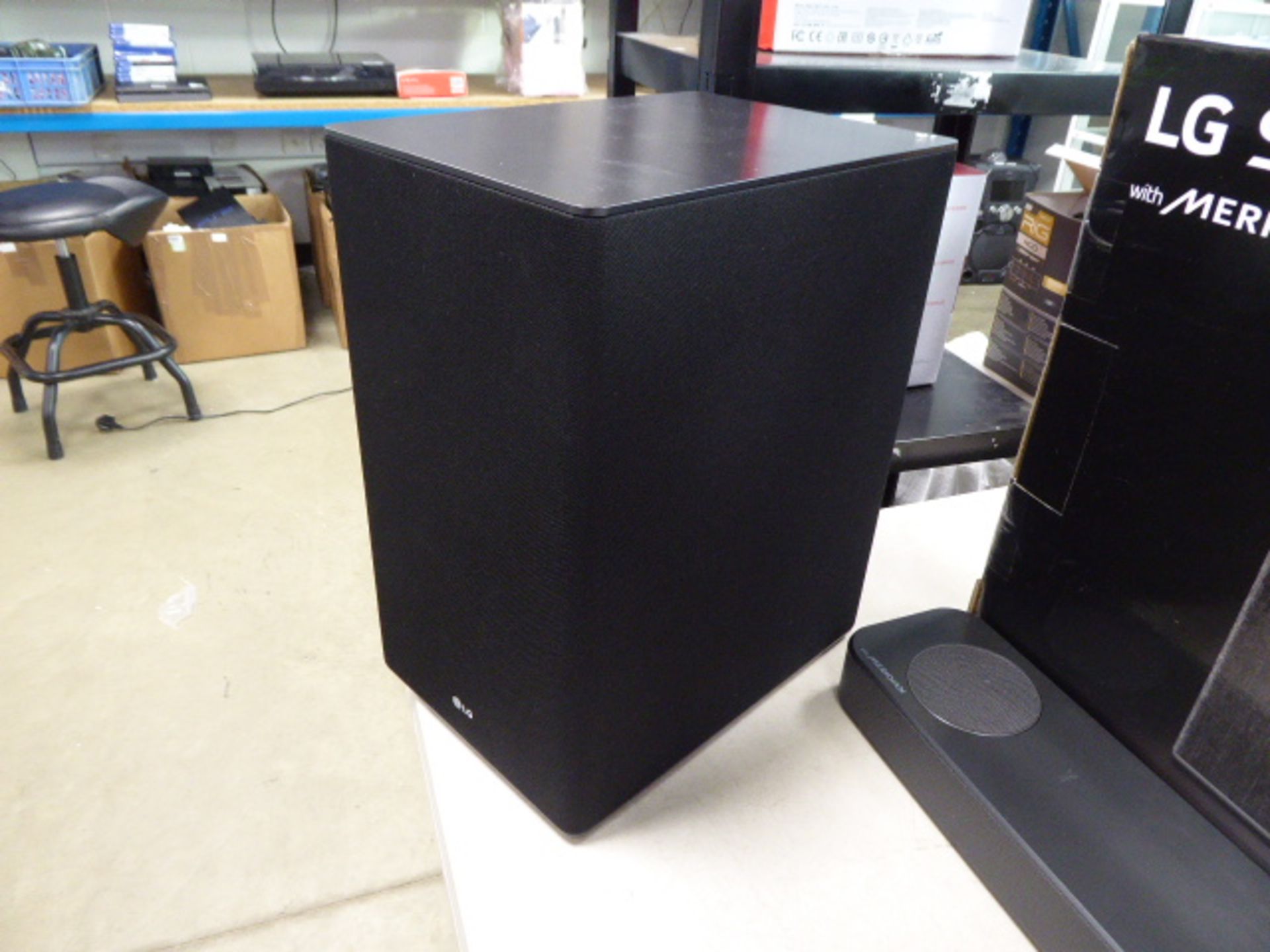 LG soundbar model SL8YG with box - Image 3 of 3