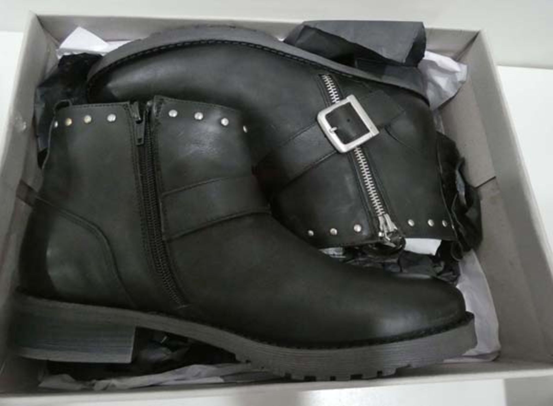 2 pairs of ladies black Chloe St Clair ankle boots, sizes 5 and 6 - Image 3 of 3