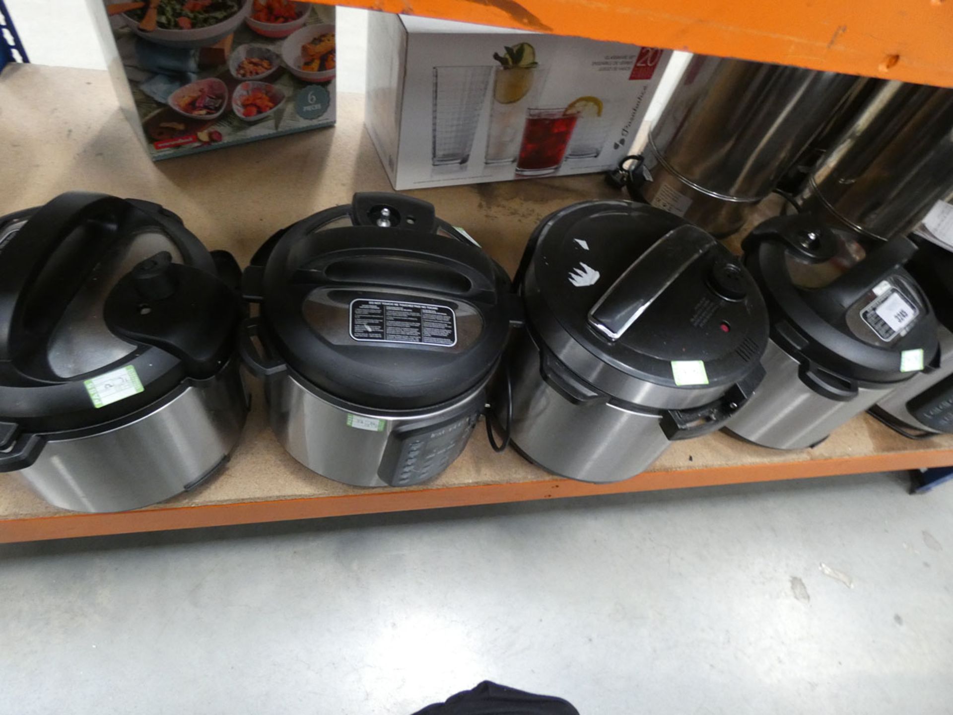 3044 - 4 unboxed Instant pots plus a pressure cooker - Image 2 of 2