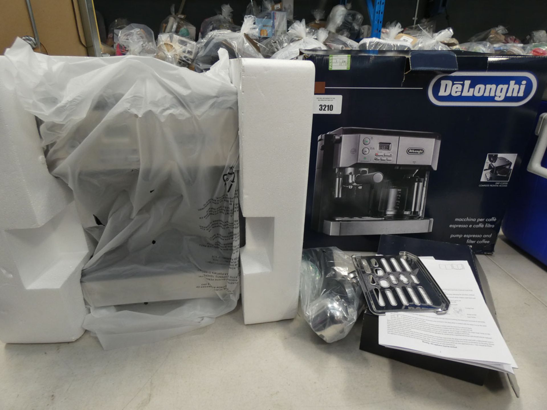 (TN54) Boxed De'Longhi Combi espresso machine