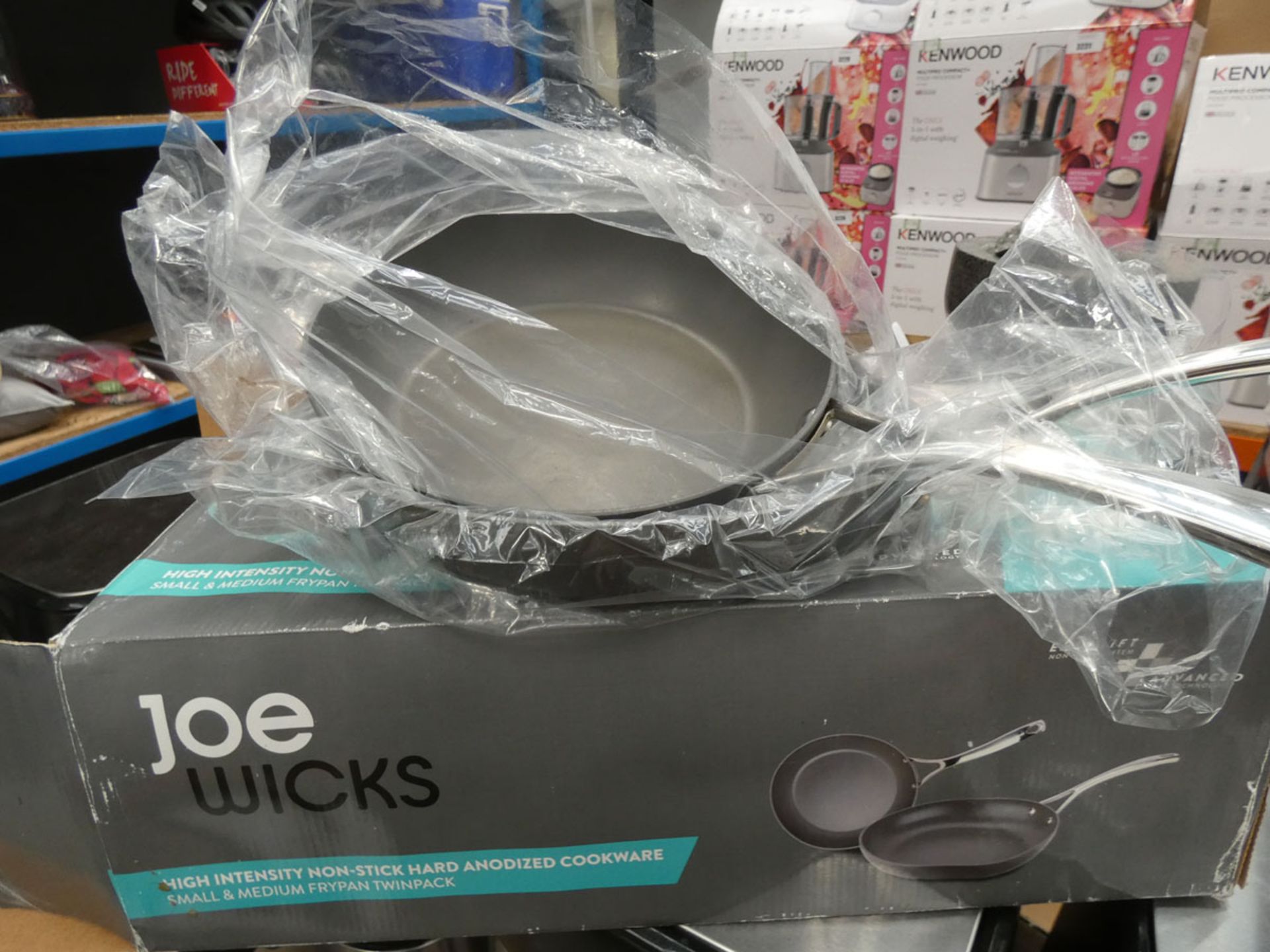 Boxed Joe Wicks non stick frying pan set