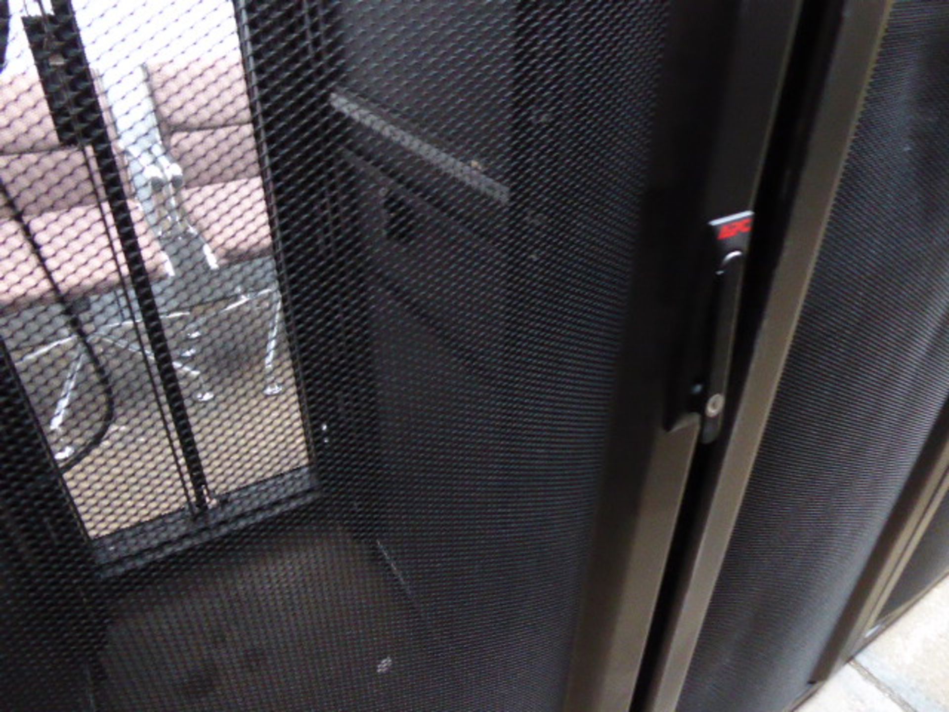 APC large server cabinet for 18'' rack mounted units single door to one end and double door to the - Image 2 of 3