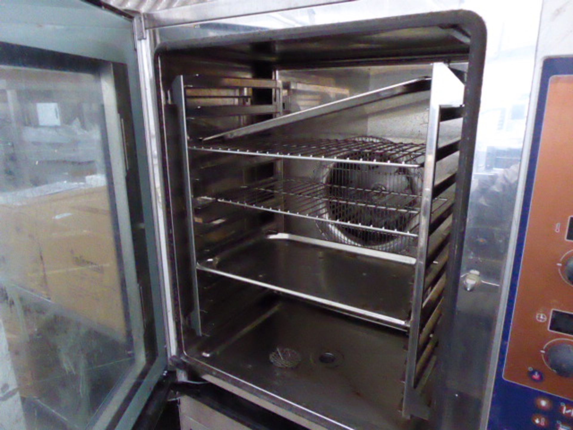 100cm Lainox type HMG101P 10 shelf combination oven on stand - Image 2 of 4