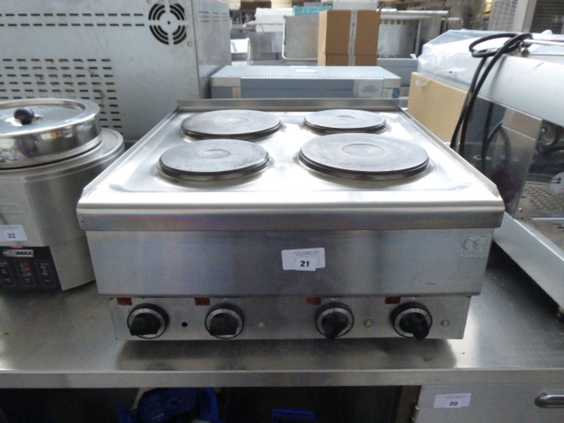 60cm electric 4 ring stove