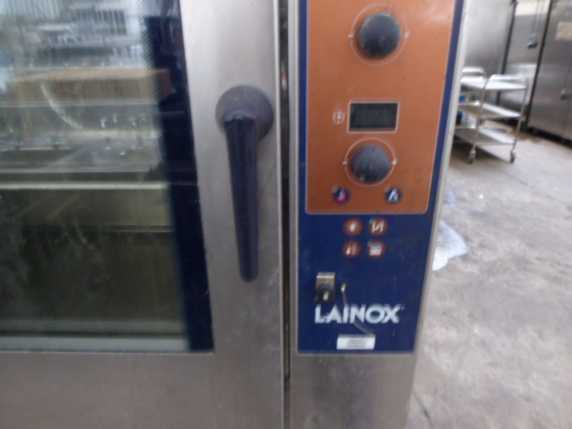 100cm Lainox type HMG101P 10 shelf combination oven on stand - Image 3 of 4